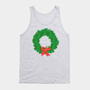 christmas a-wreath-a-franklin Tank Top